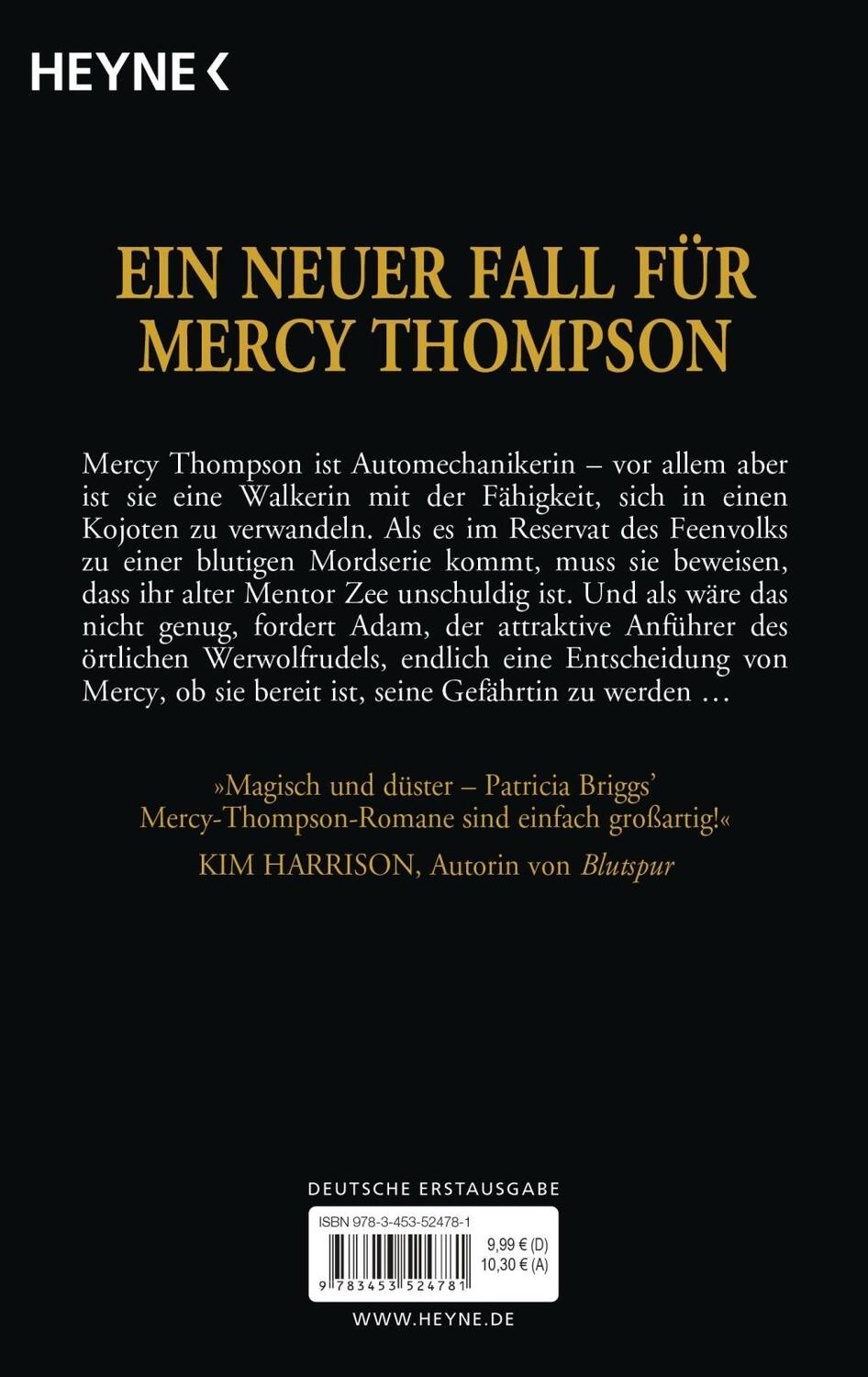 Bild: 9783453524781 | Mercy Thompson 03. Spur der Nacht | Patricia Briggs | Taschenbuch