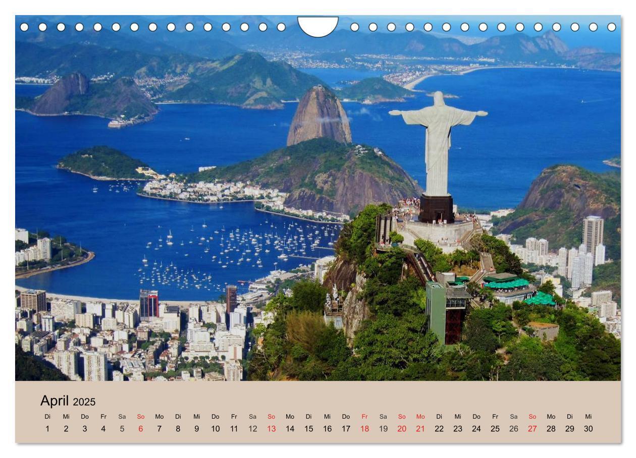 Bild: 9783435720507 | Brasilien. Impressionen (Wandkalender 2025 DIN A4 quer), CALVENDO...