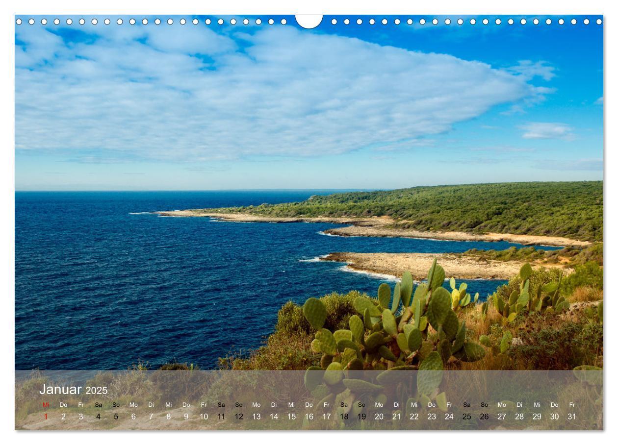 Bild: 9783383980381 | Der Küste entlang im Salento (Wandkalender 2025 DIN A3 quer),...