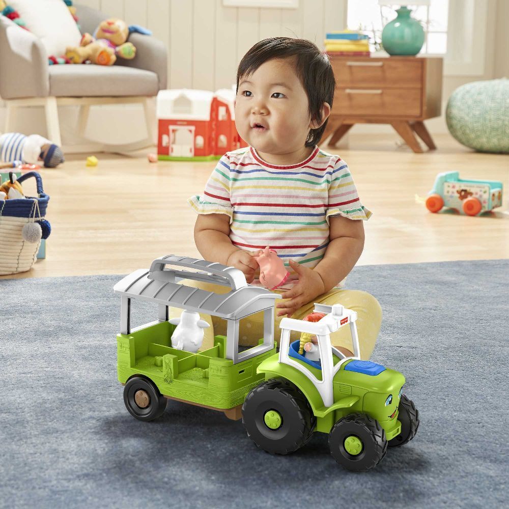 Bild: 194735091348 | Fisher-Price Little People Traktor Spielzeug mit Figuren | Stück