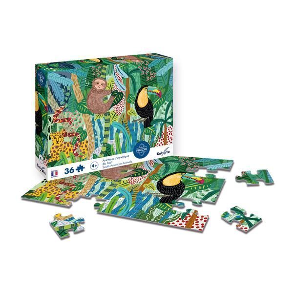 Bild: 3373910076036 | Calypto Costa Rica 36 Teile Puzzle | Spiel | In Spielebox | 3907603