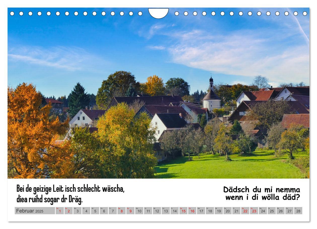 Bild: 9783383848568 | Schwäbische Sprichwörter 1 Wi ma hald so said! (Wandkalender 2025...