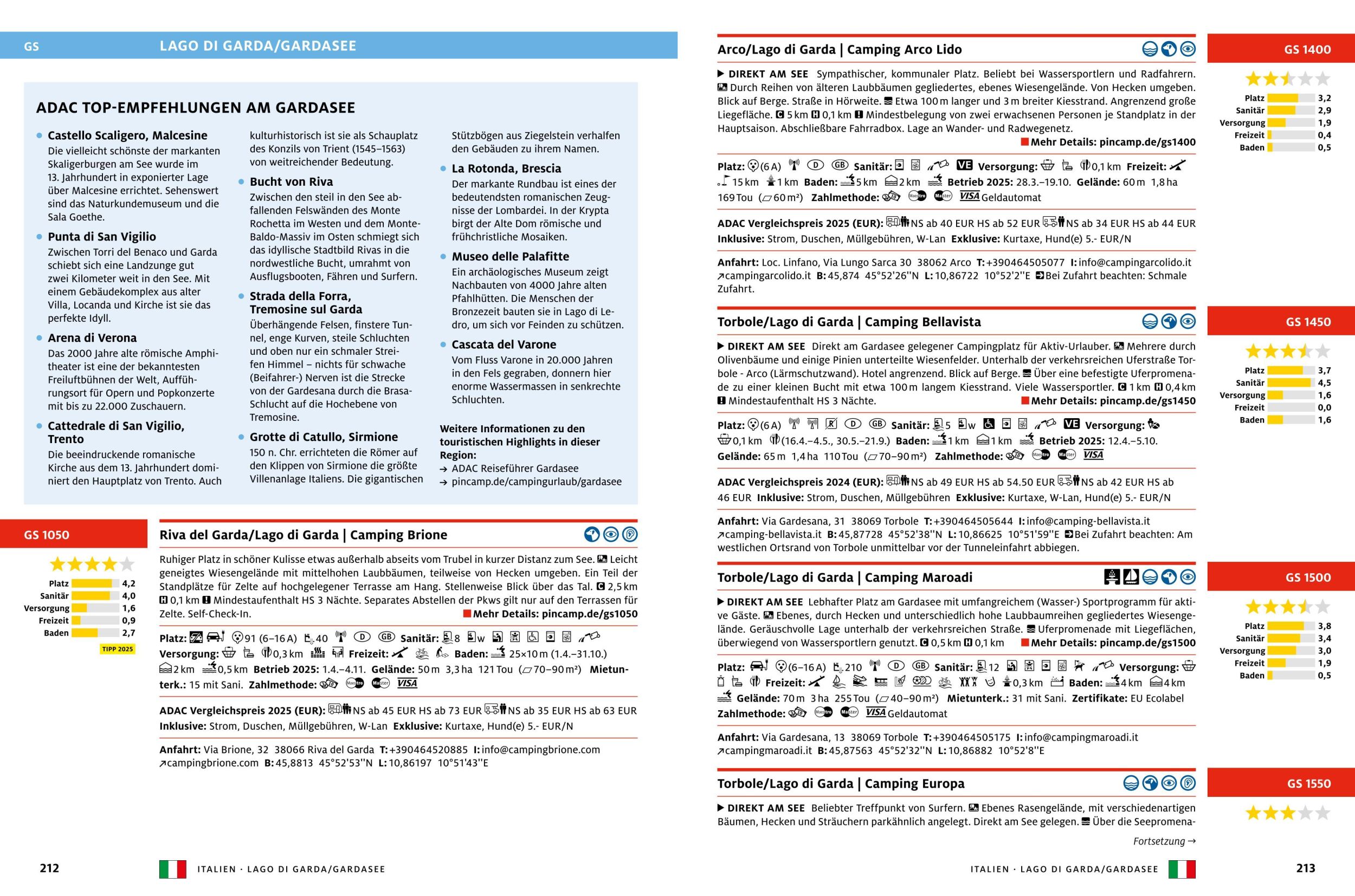 Bild: 9783986451363 | ADAC Campingführer Südeuropa 2025 | Taschenbuch | ADAC CampingFührer