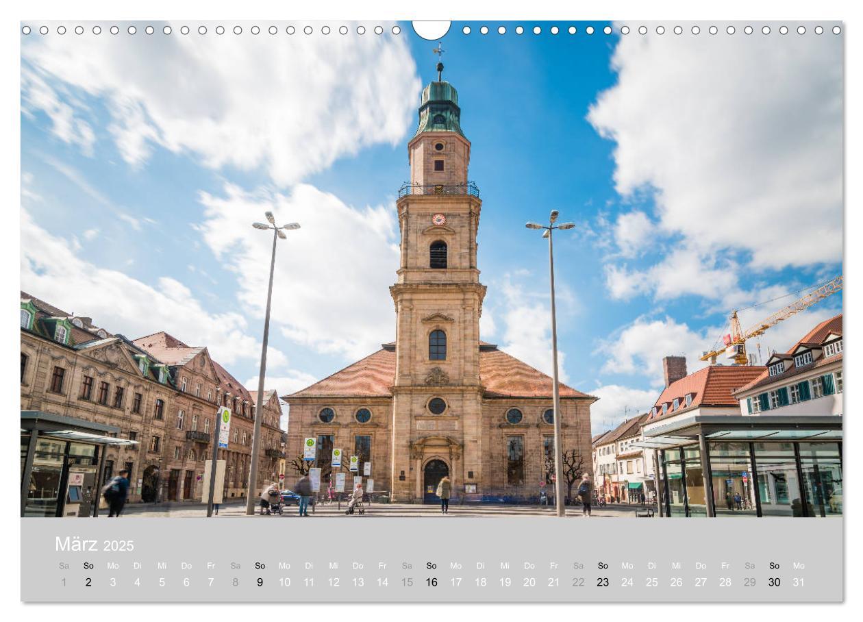 Bild: 9783435458325 | Hugenottenstadt Erlangen 2025 (Wandkalender 2025 DIN A3 quer),...