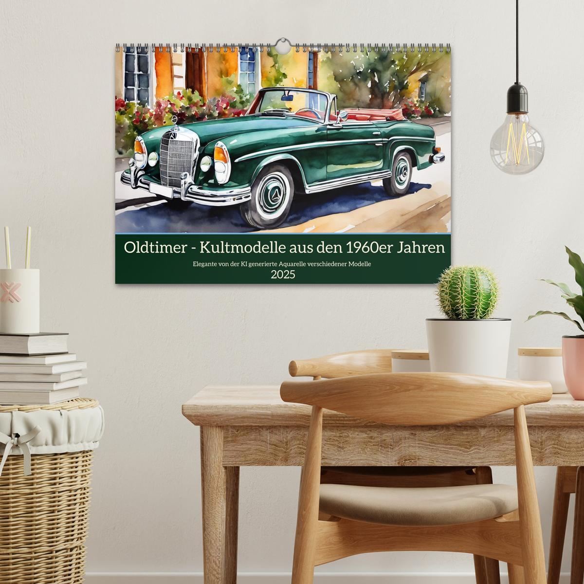 Bild: 9783383812941 | Oldtimer - Kultmodelle aus den 1960er Jahren (Wandkalender 2025 DIN...