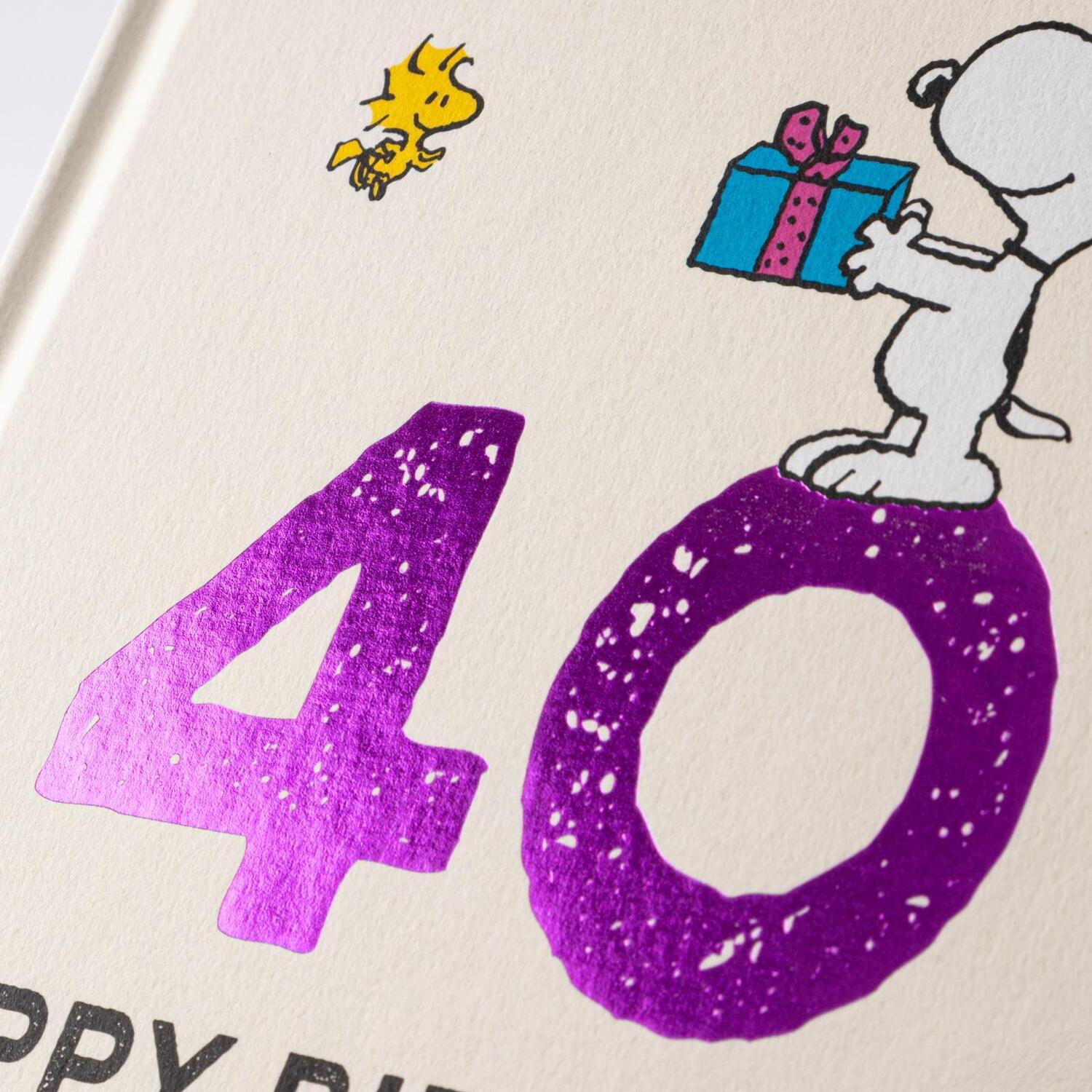 Bild: 9783830364320 | Peanuts Geschenkbuch: Happy Birthday zum 40. Geburtstag | Schulz