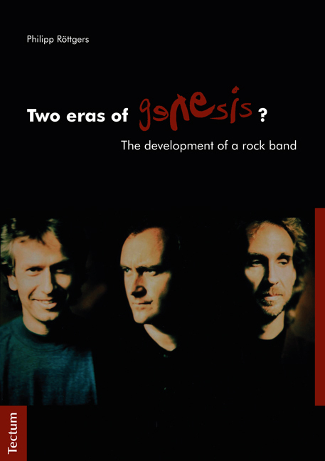 Cover: 9783828835924 | Two eras of Genesis? | The development of a rock band | Röttgers