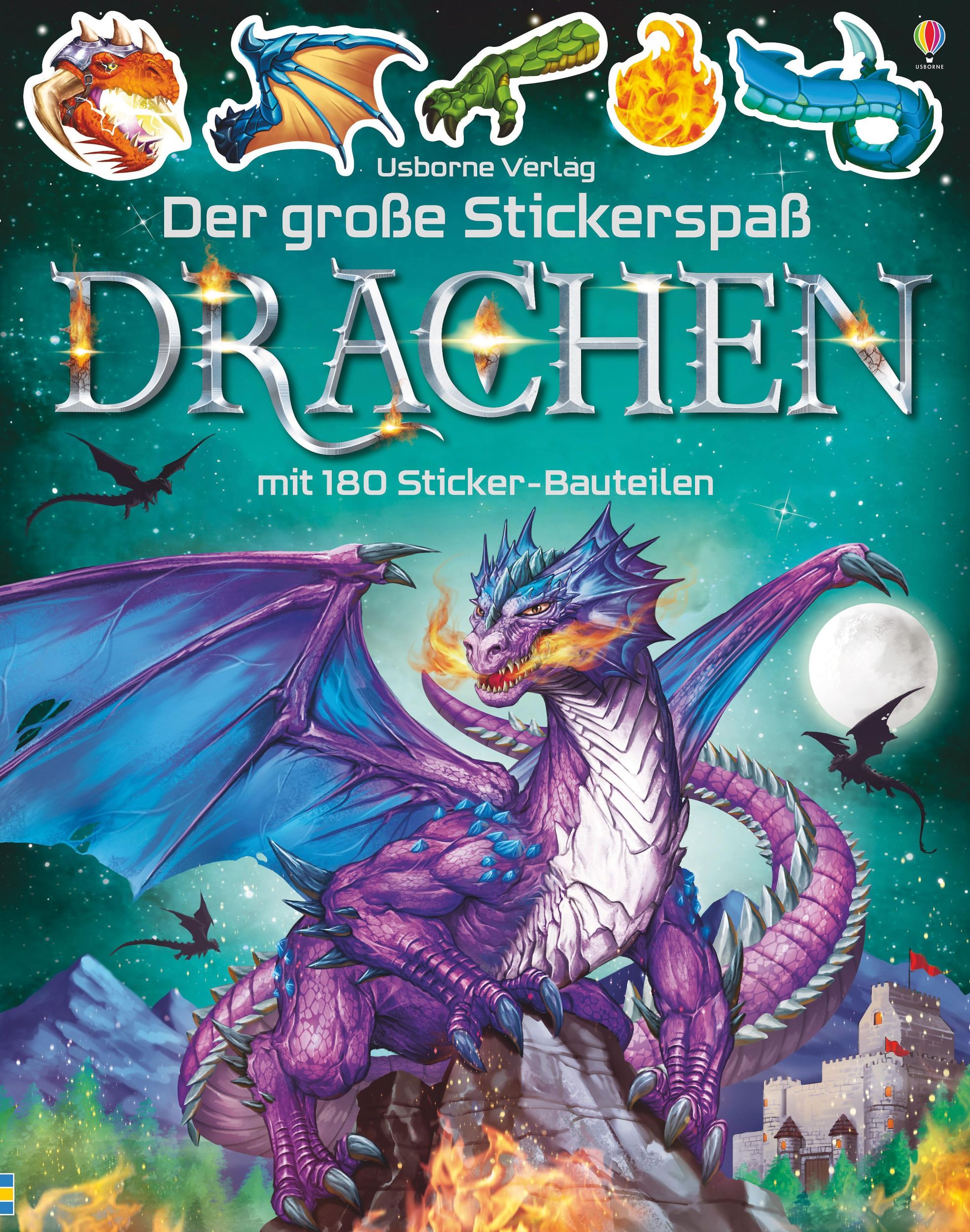 Cover: 9781789412710 | Der große Stickerspaß: Drachen | Simon Tudhope | Taschenbuch | 34 S.