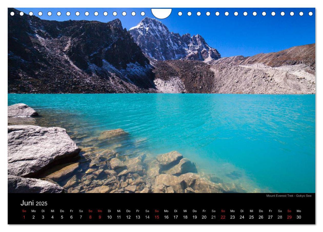 Bild: 9783435811038 | Mount Everest Trek (Wandkalender 2025 DIN A4 quer), CALVENDO...