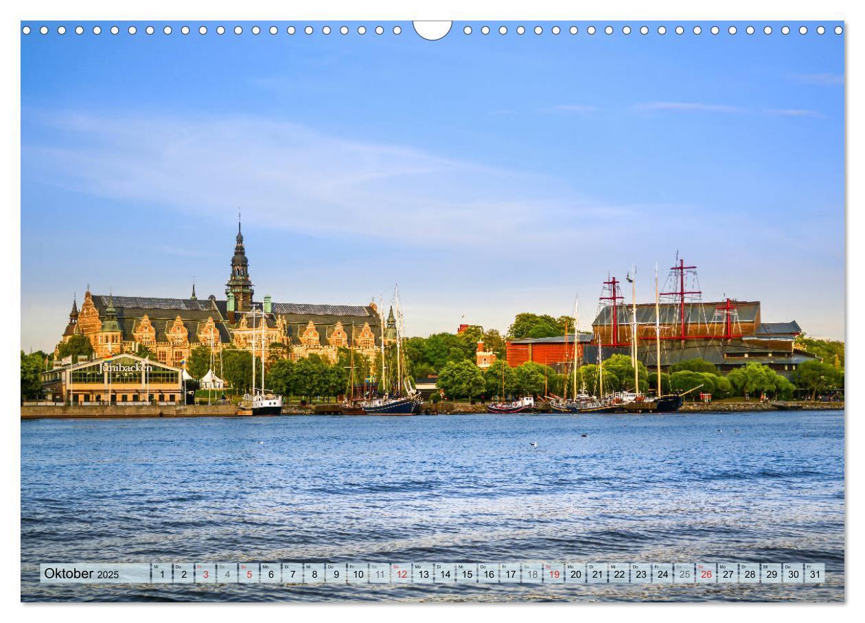 Bild: 9783435105717 | Stockholm - Maritime Ansichten (Wandkalender 2025 DIN A3 quer),...