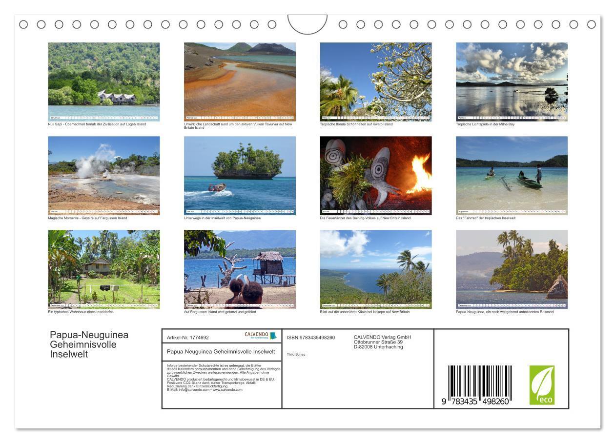 Bild: 9783435498260 | Papua-Neuguinea Geheimnisvolle Inselwelt (Wandkalender 2025 DIN A4...