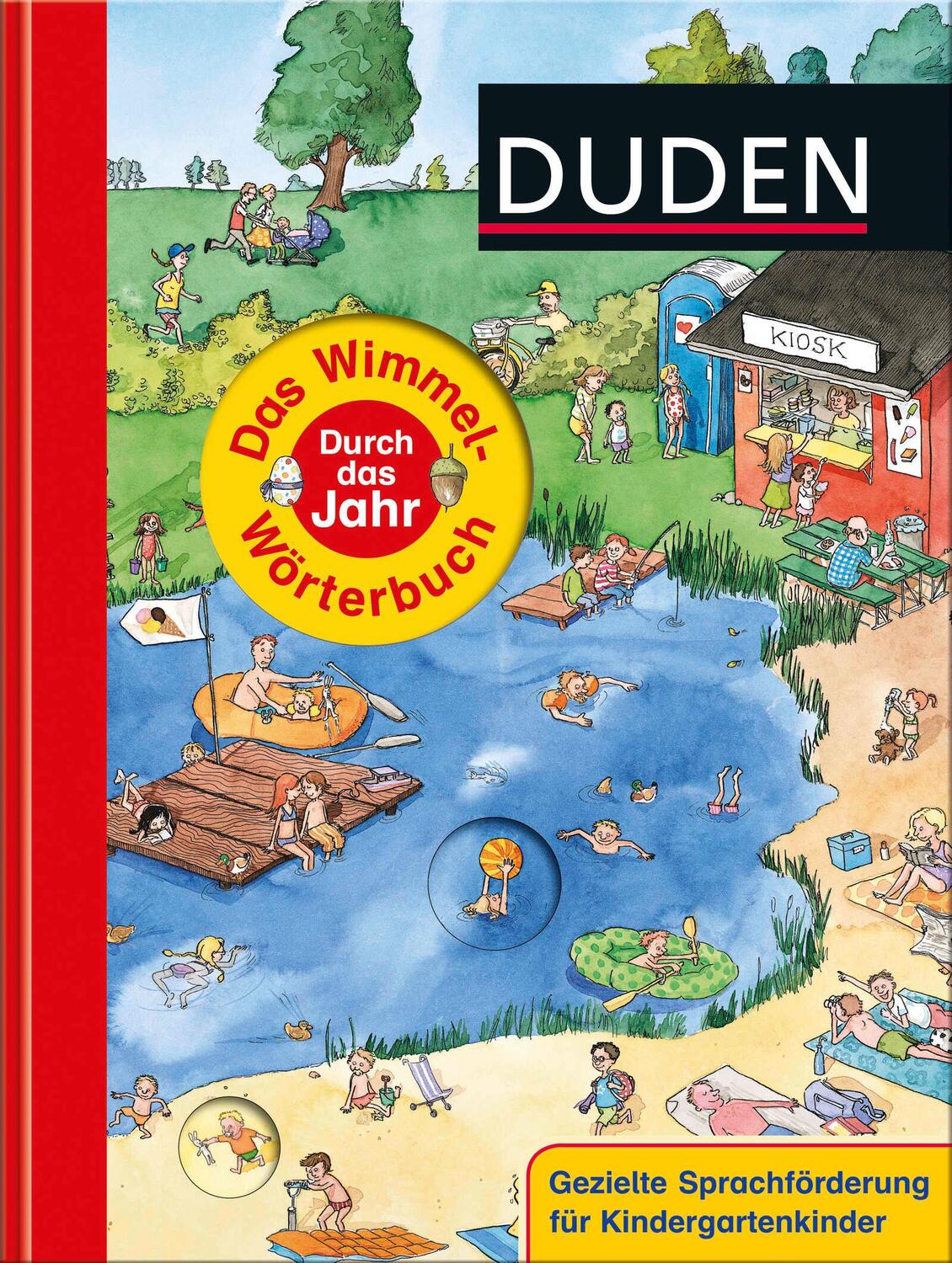 Cover: 9783737330428 | Duden - Das Wimmel-Wörterbuch - Durch das Jahr | Stefanie Scharnberg