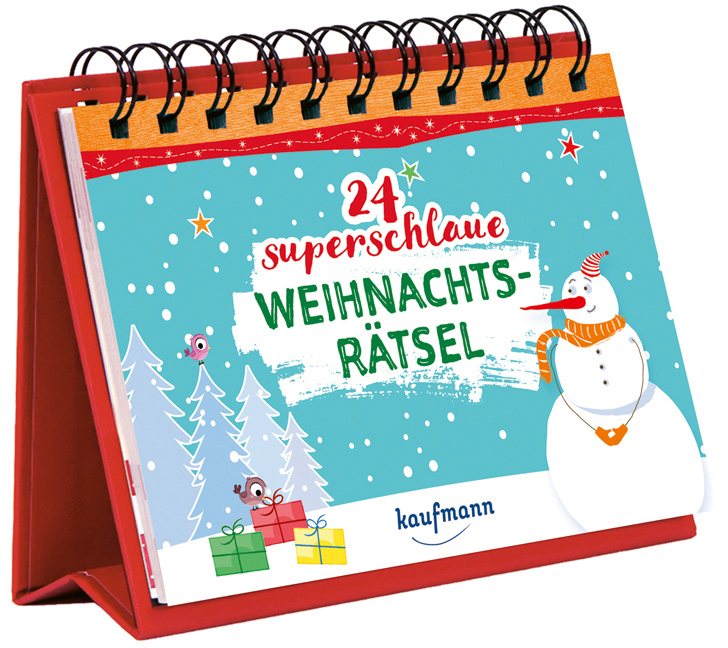 Cover: 9783780613813 | 24 superschlaue Weihnachtsrätsel | Emil Schwarz | Kalender | 48 S.