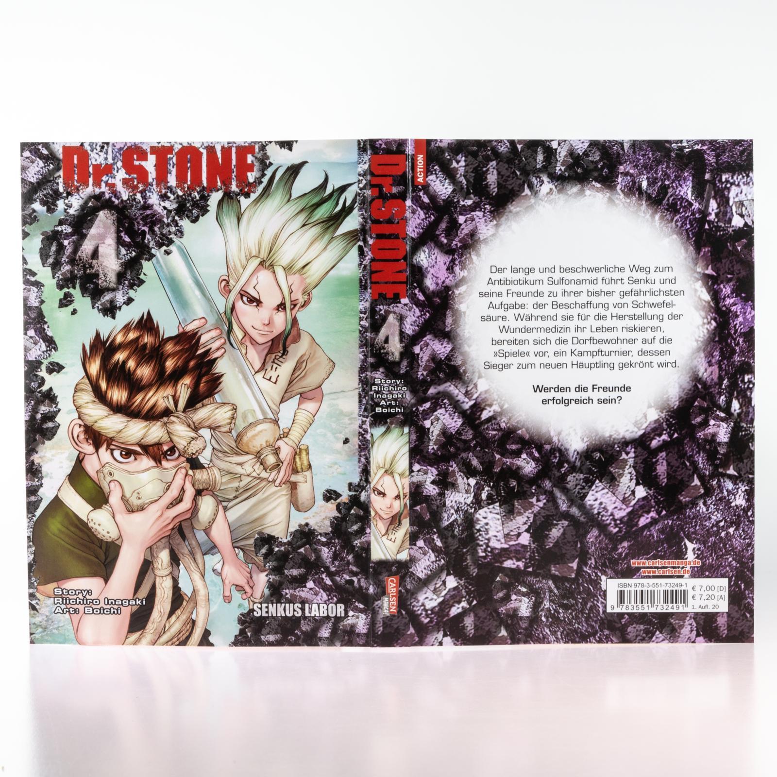 Bild: 9783551732491 | Dr. Stone 4 | Verrückte Abenteuer, Action und Wissenschaft! | Buch