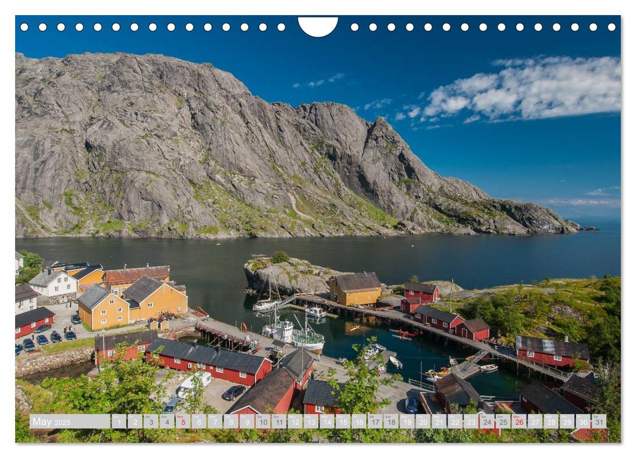 Bild: 9781325994991 | Norway / UK-Version (Wall Calendar 2025 DIN A4 landscape), CALVENDO...