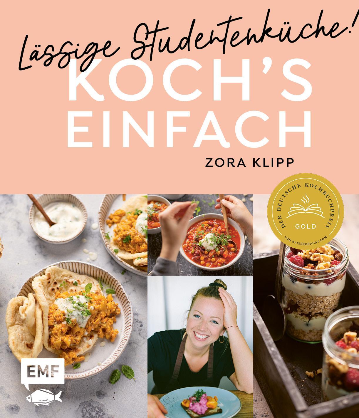 Cover: 9783960936848 | Koch's einfach - Lässige Studentenküche! | Zora Klipp | Buch | 176 S.