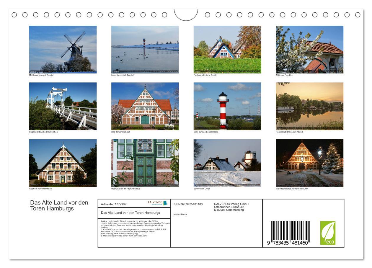 Bild: 9783435481460 | Das Alte Land vor den Toren Hamburgs (Wandkalender 2025 DIN A4...