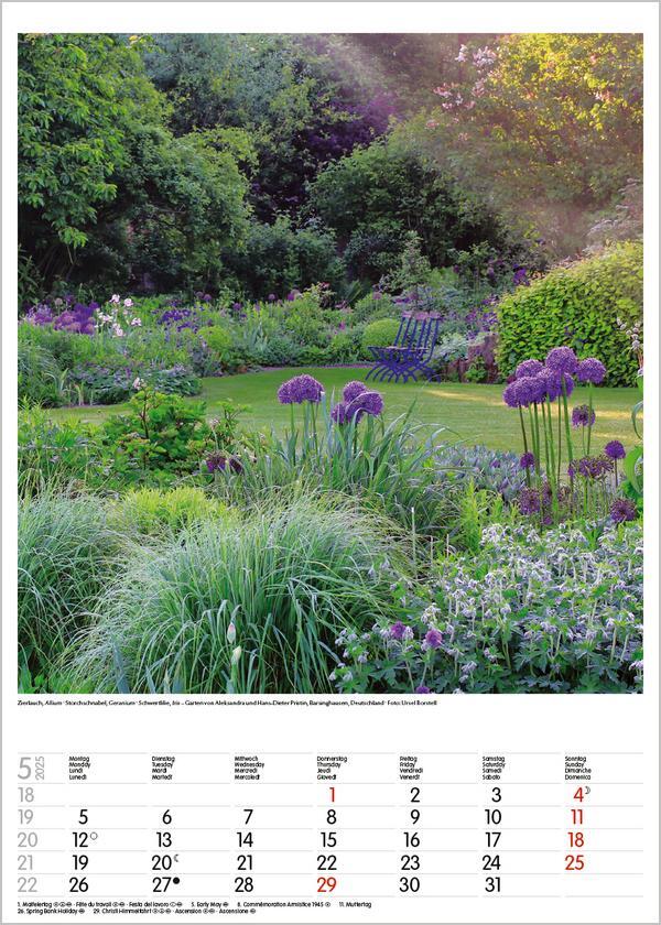 Bild: 9783731876151 | Gartenträume 2025 | Verlag Korsch | Kalender | Spiralbindung | 13 S.