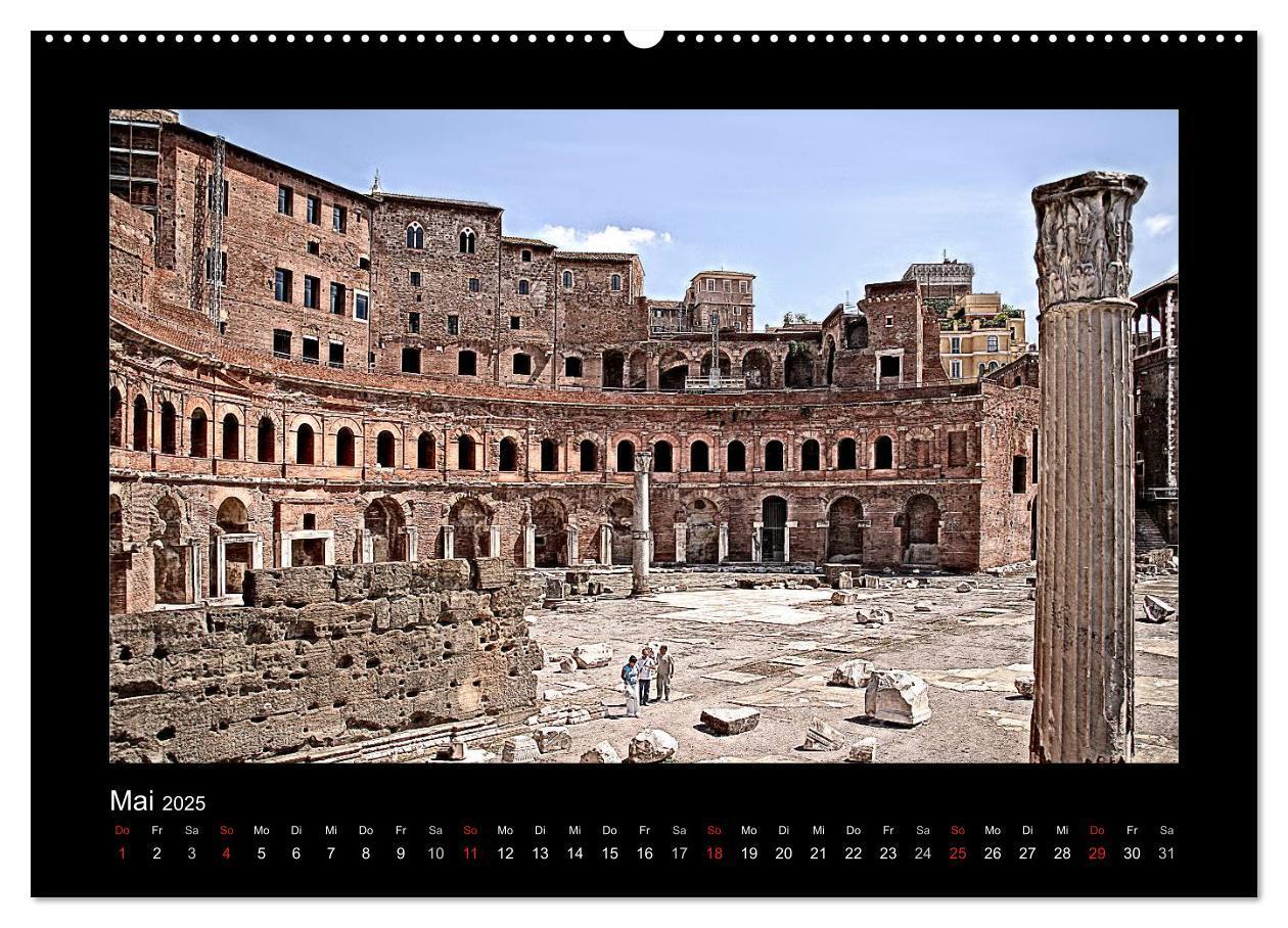 Bild: 9783435827121 | Roma (Wandkalender 2025 DIN A2 quer), CALVENDO Monatskalender | 2025