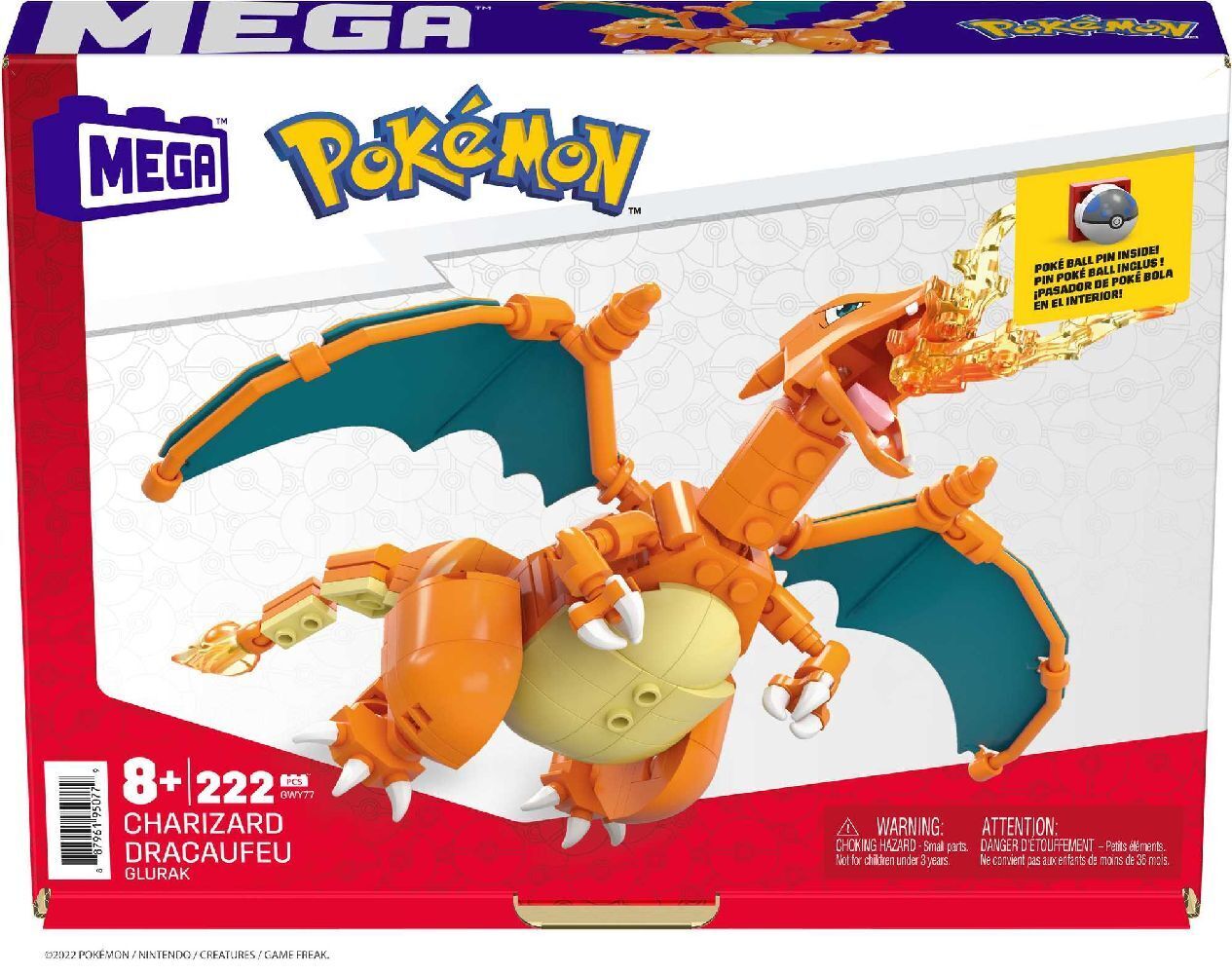 Cover: 887961950779 | MEGA Pokémon Glurak | Stück | Karton | Unbestimmt | 2023 | Mattel