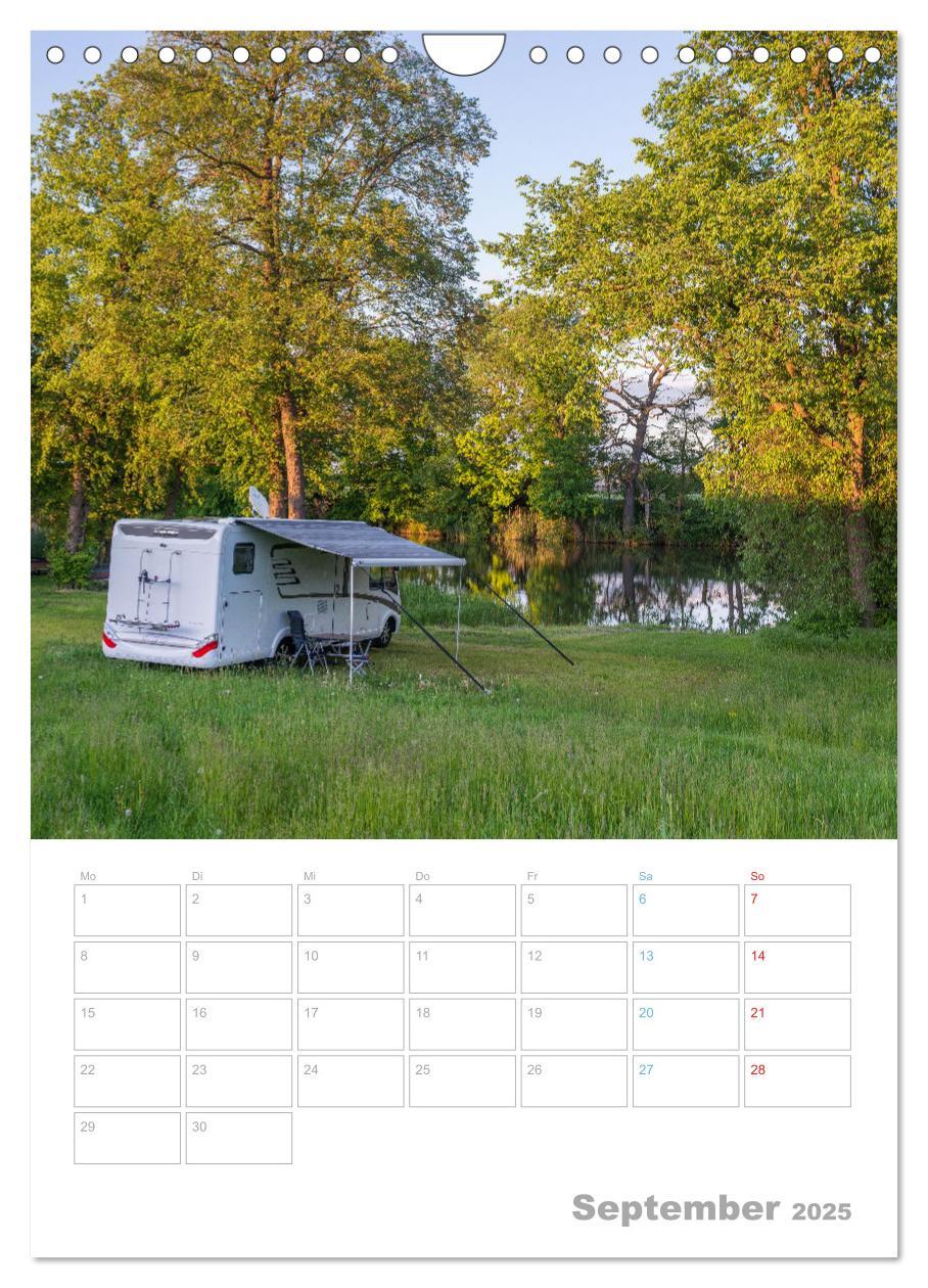 Bild: 9783435923441 | CAMPING-GLÜCK - Dein Urlaubsplaner (Wandkalender 2025 DIN A4 hoch),...