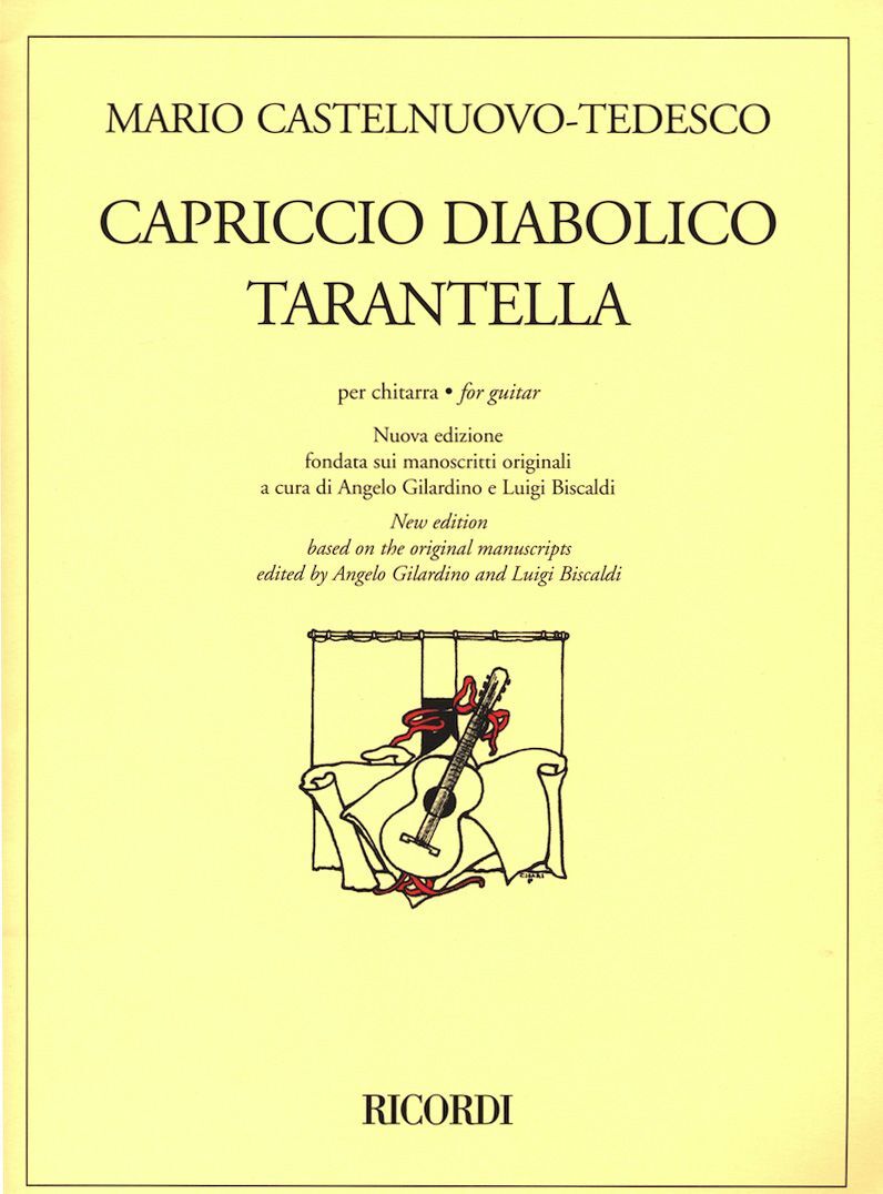 Cover: 9790041396200 | Capriccio Diabolico - Tarantella Per Chitarra | Castelnuovo-Tedesco