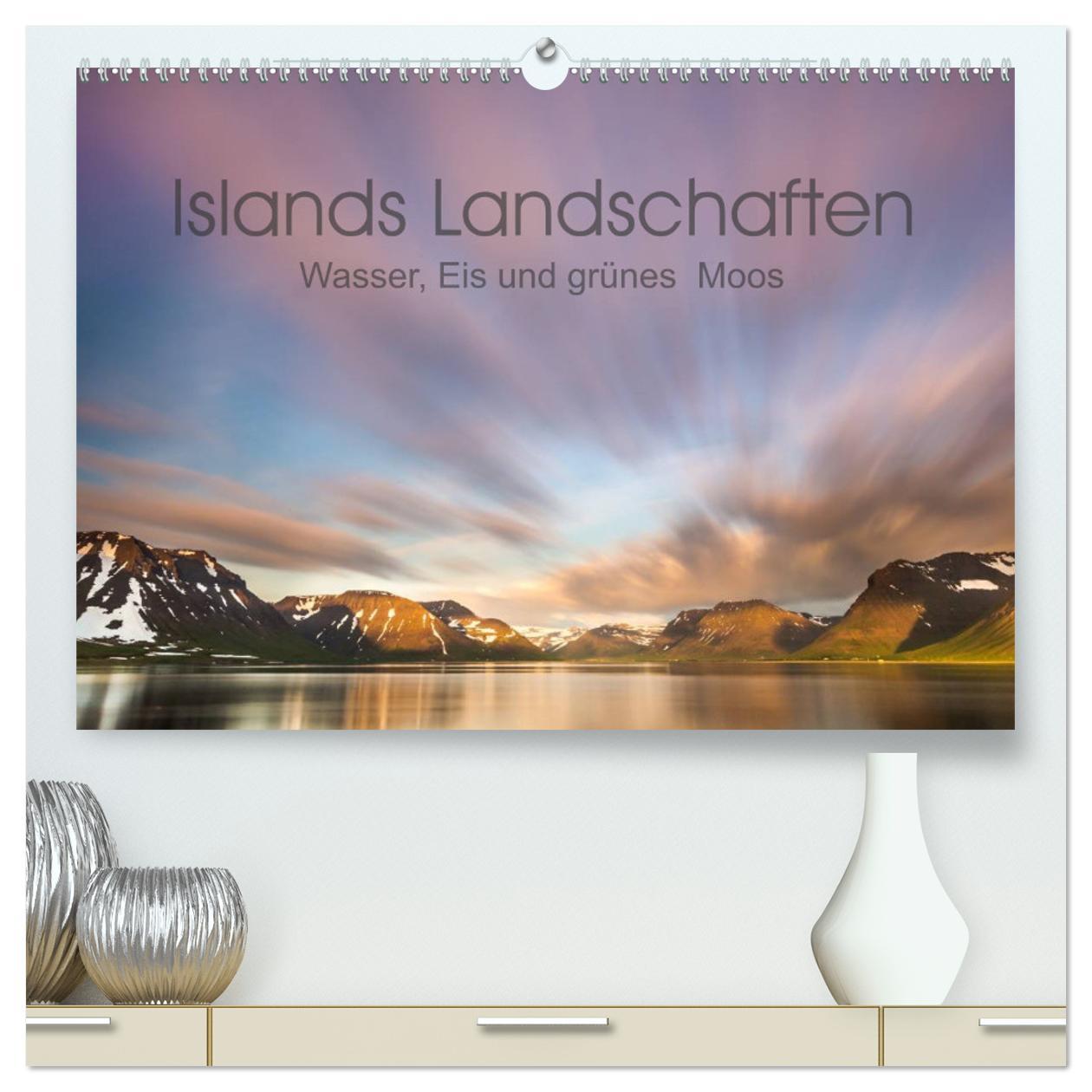 Cover: 9783435518975 | Islands Landschaften - Wasser, Eis und grünes Moos (hochwertiger...