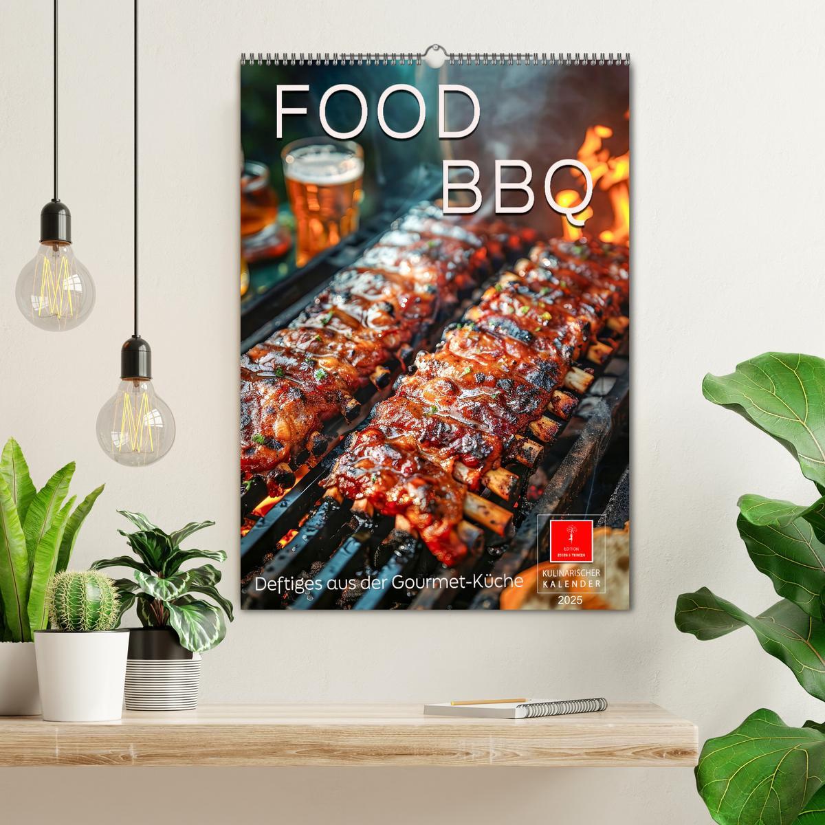 Bild: 9783457123126 | Food BBQ - Deftiges aus der Gourmet-Küche (Wandkalender 2025 DIN A2...