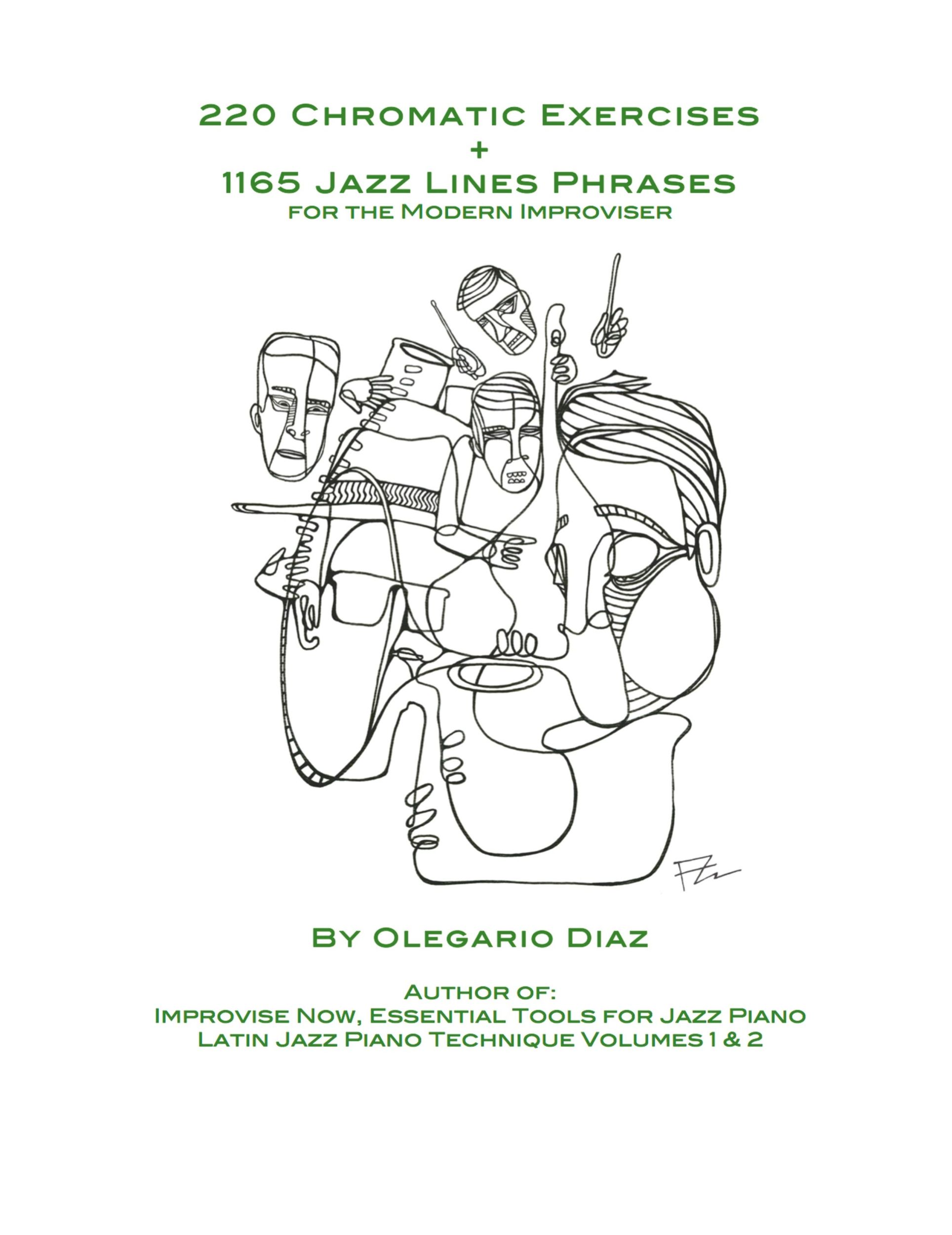 Cover: 9781456632458 | 220 Chromatic Exercises + 1165 Jazz Lines Phrases for the Modern...