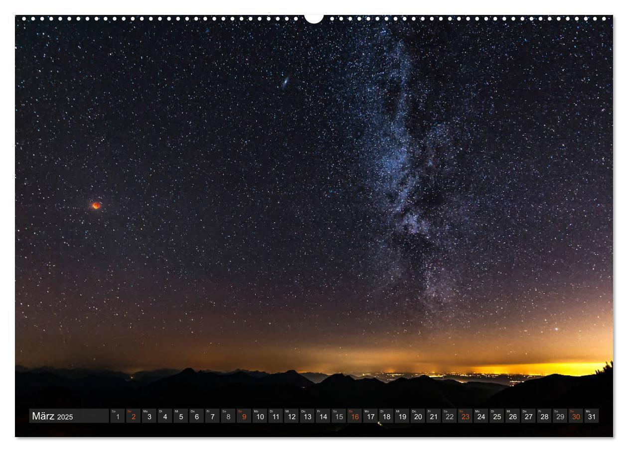 Bild: 9783435423927 | Himmelslichter - Mond und Sterne (Wandkalender 2025 DIN A2 quer),...