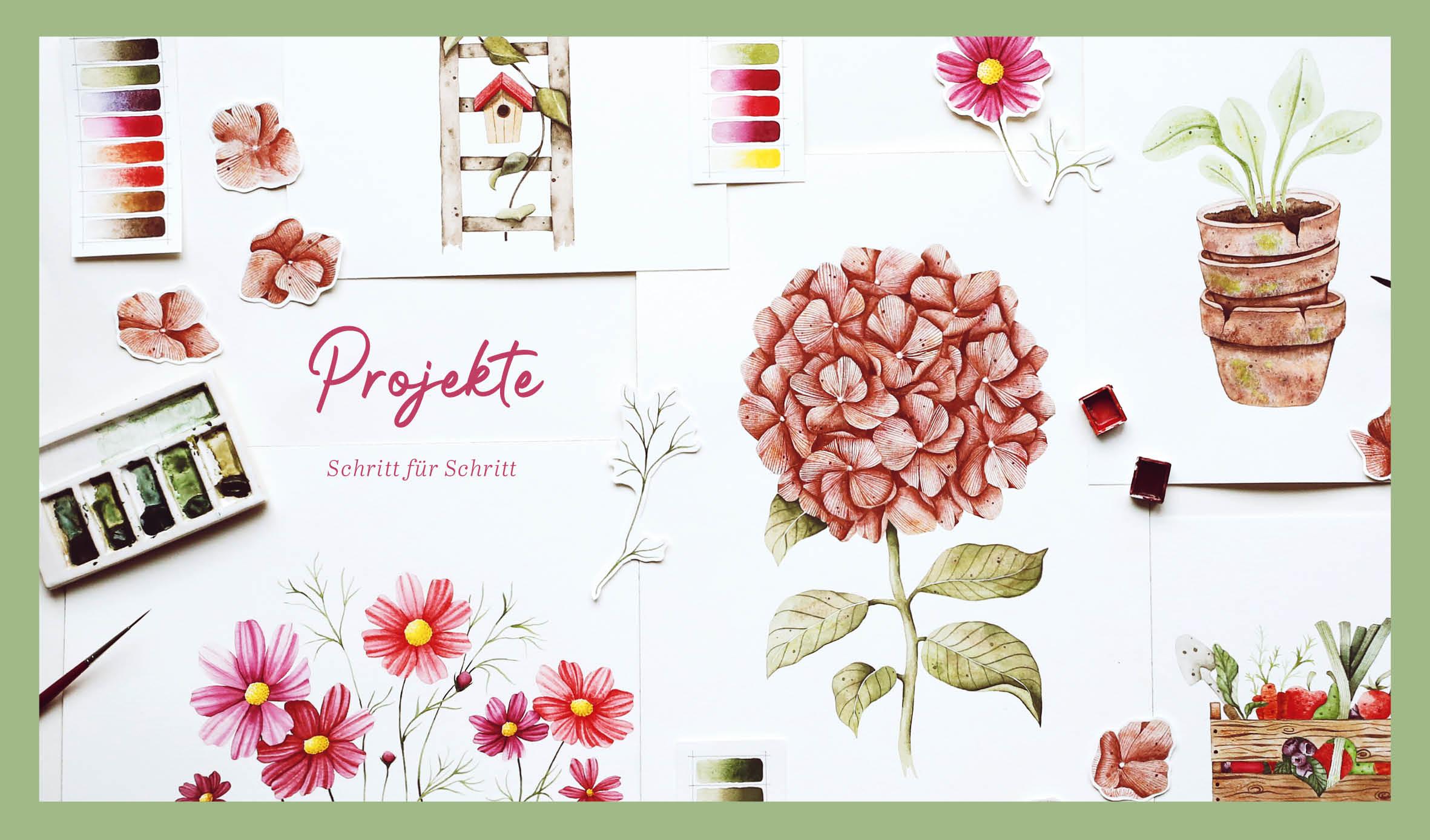 Bild: 9783745922035 | Boho Watercolor - Flowers &amp; Garden | Vanessa May | Buch | 128 S.