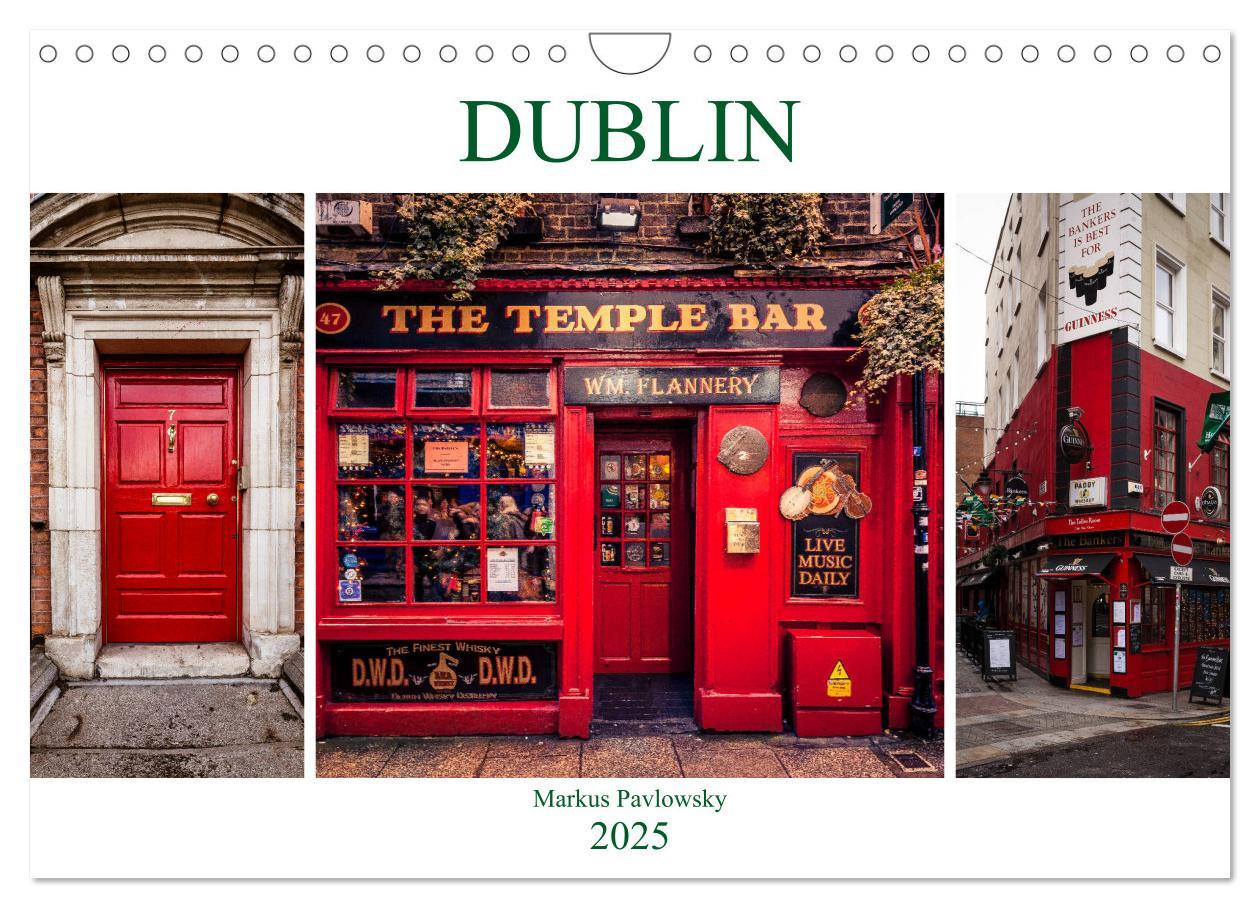 Cover: 9783435407620 | Dublin (Wandkalender 2025 DIN A4 quer), CALVENDO Monatskalender | 2025