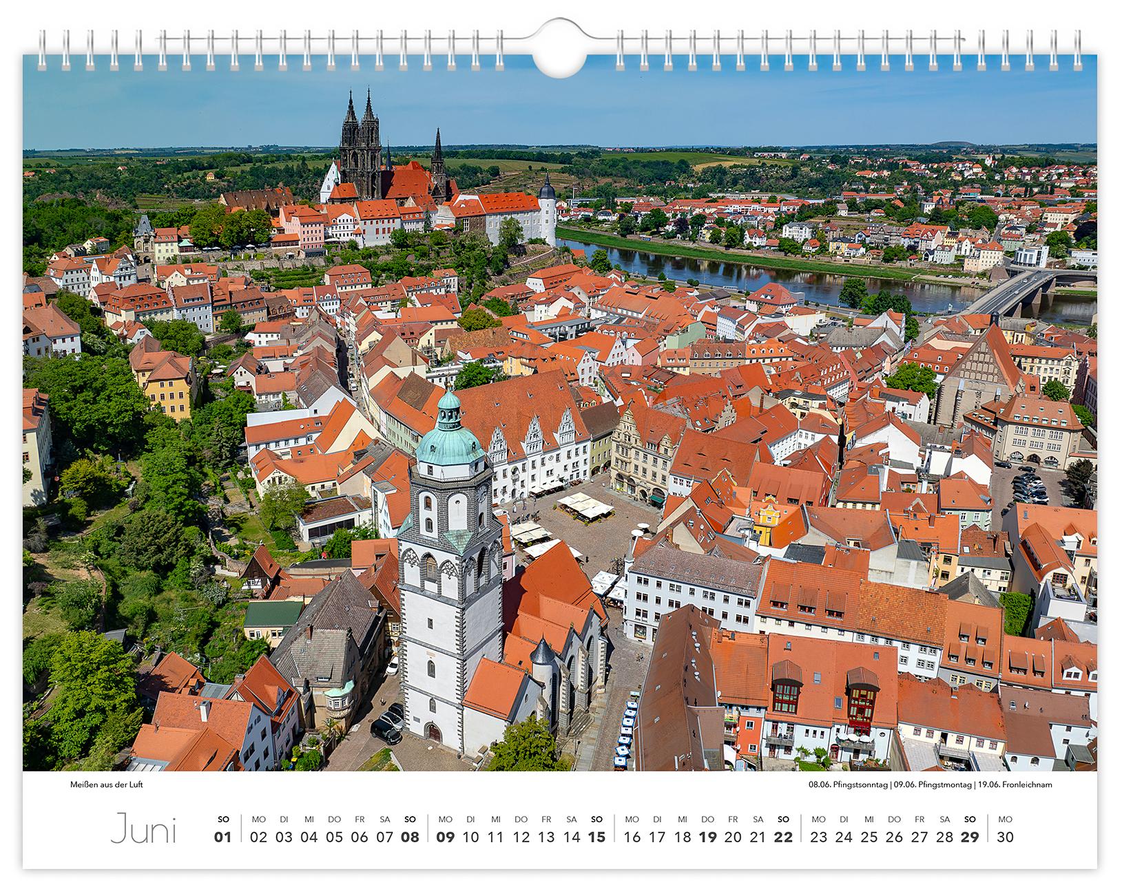 Bild: 9783910680623 | Kalender Meißen 2025 | 40 x 30 cm weißes Kalendarium | Verlag (u. a.)