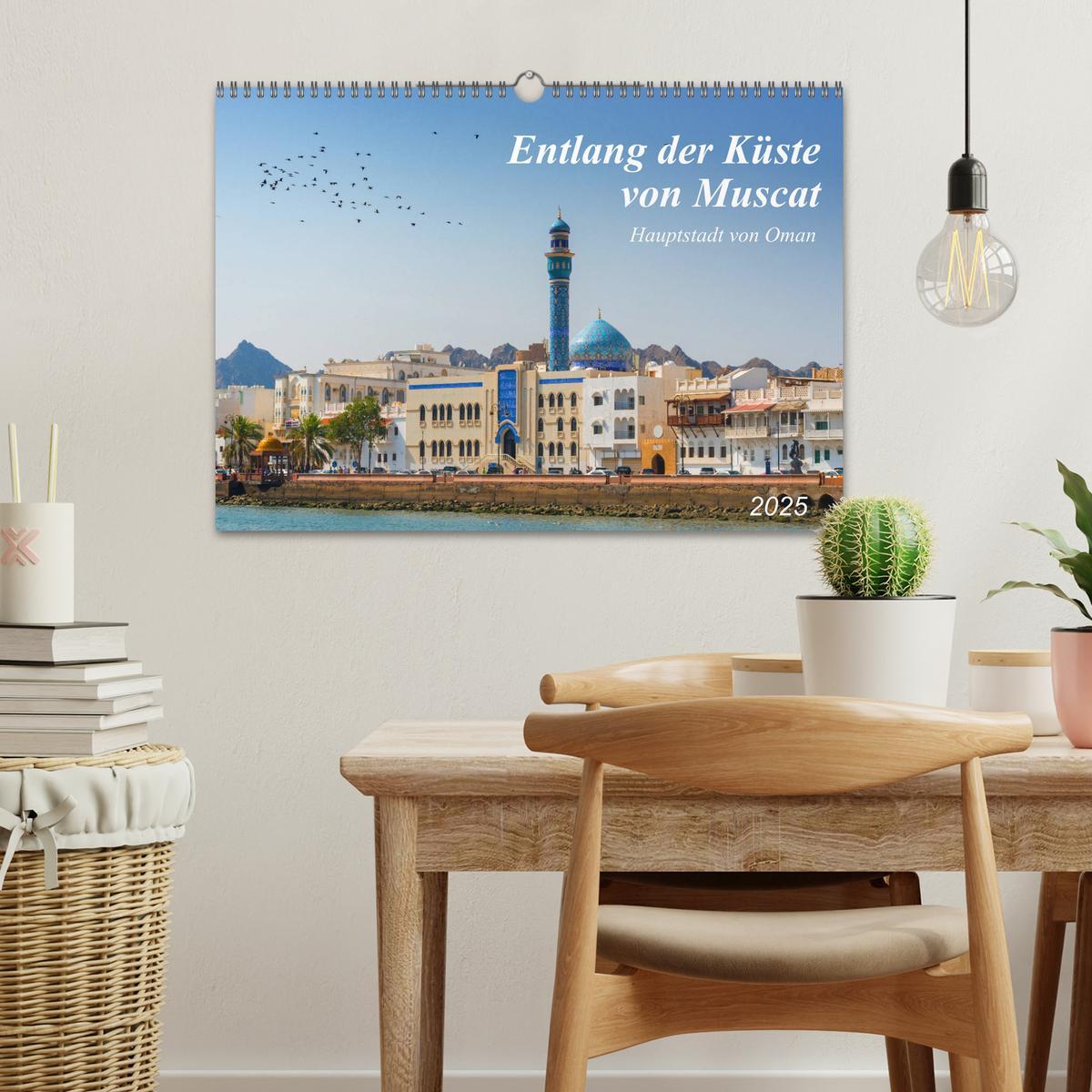 Bild: 9783435126835 | Entlang der Küste von Muscat (Wandkalender 2025 DIN A3 quer),...