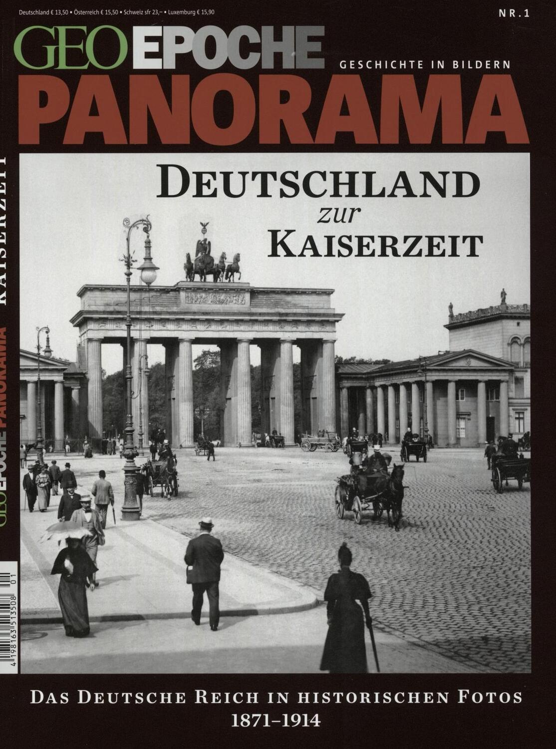 Cover: 9783652002530 | GEO Epoche PANORAMA Deutschland zur Kaiserzeit | Michael Schaper