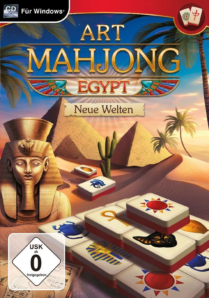 Cover: 4064210191909 | Art Mahjongg Egypt, Neue Welten, 1 CD-ROM (Neue Edition) | CD-ROM