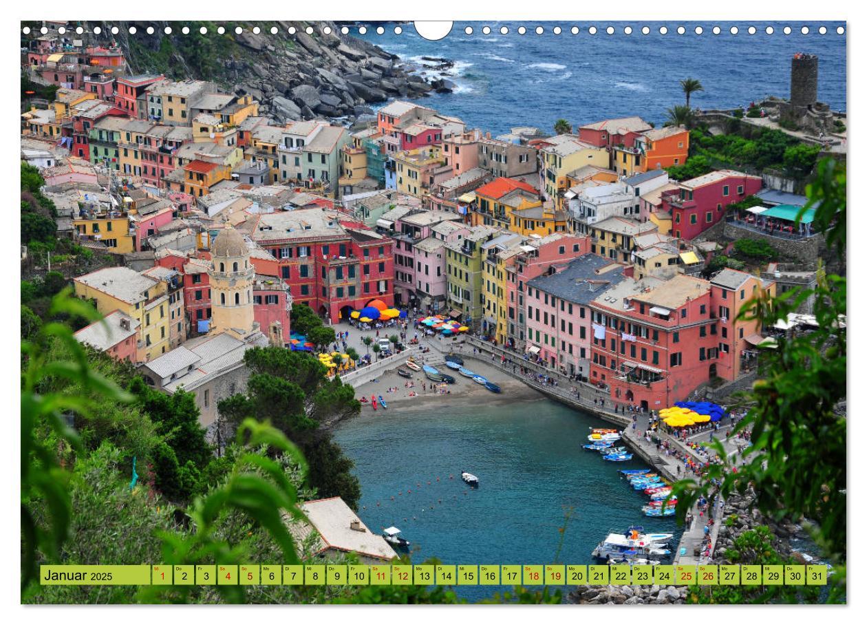 Bild: 9783435312818 | Cinque Terre - die bunten Dörfer Liguriens (Wandkalender 2025 DIN...