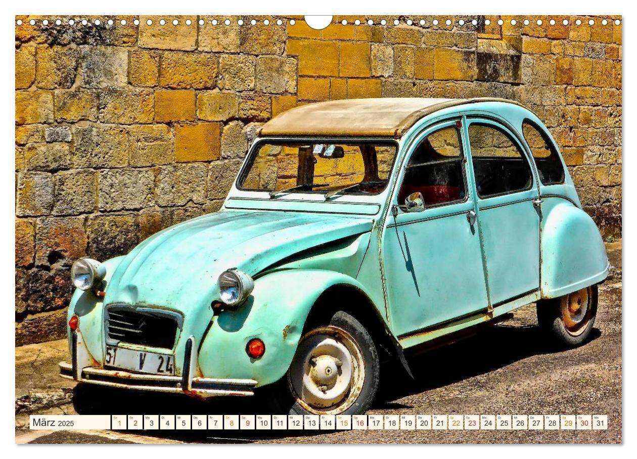 Bild: 9783435470952 | Citroën 2CV - geliebte Ente (Wandkalender 2025 DIN A3 quer),...