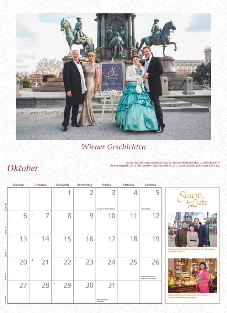 Bild: 4250809654003 | DUMONT - Sturm der Liebe 2025 Broschürenkalender, 42x29cm,...