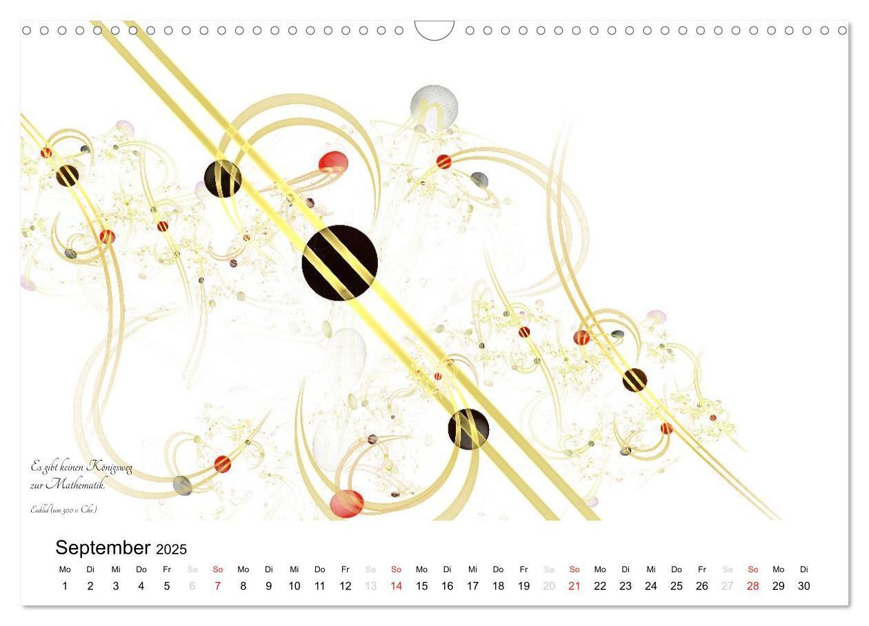 Bild: 9783435573141 | Mathematik - Grafiken und Zitate 2025 (Wandkalender 2025 DIN A3...