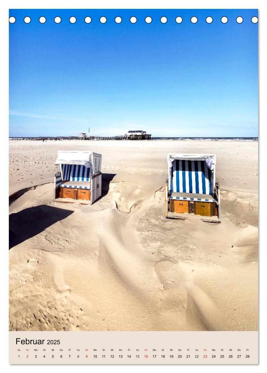 Bild: 9783435963140 | NORDSEEFLAIR - St. Peter Ording und Westerhever (Tischkalender 2025...