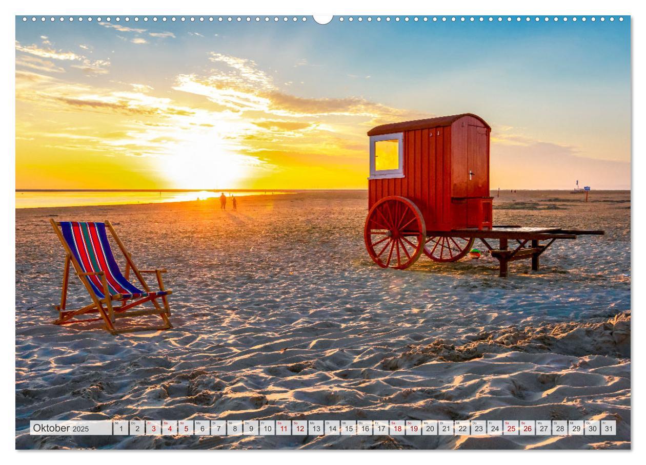 Bild: 9783435080410 | BORKUM-LIEBE (Wandkalender 2025 DIN A2 quer), CALVENDO Monatskalender