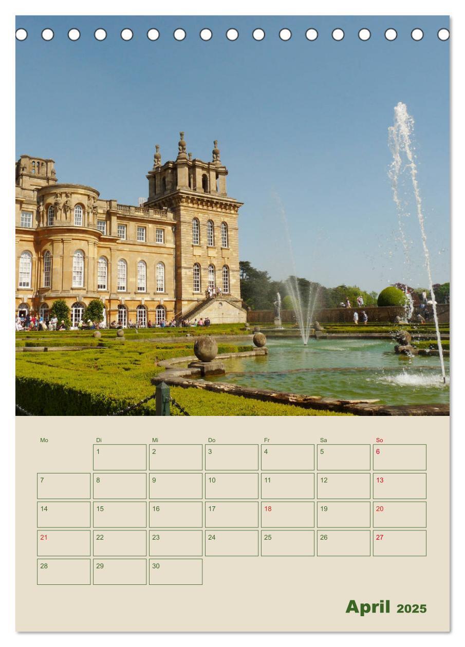 Bild: 9783435969562 | Schlösser und Gärten in England (Tischkalender 2025 DIN A5 hoch),...