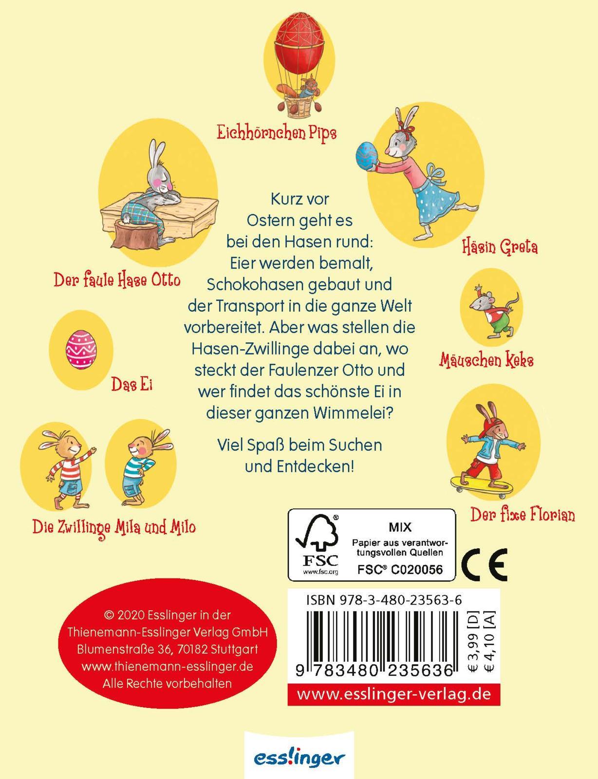 Rückseite: 9783480235636 | Das Mini-Wimmel-Ei | Beschäftigungsbuch im Ei-Format | Korthues | Buch