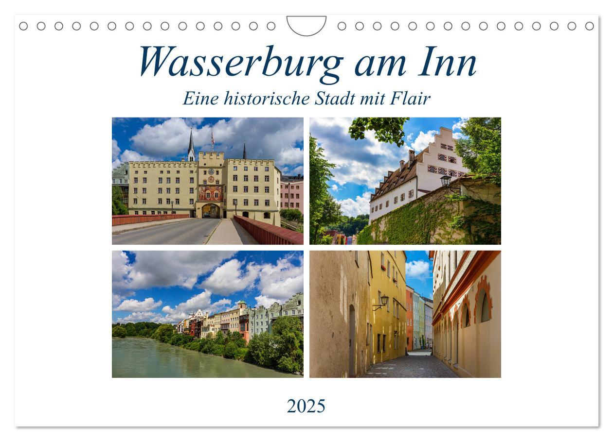 Cover: 9783435369249 | Wasserburg am Inn (Wandkalender 2025 DIN A4 quer), CALVENDO...