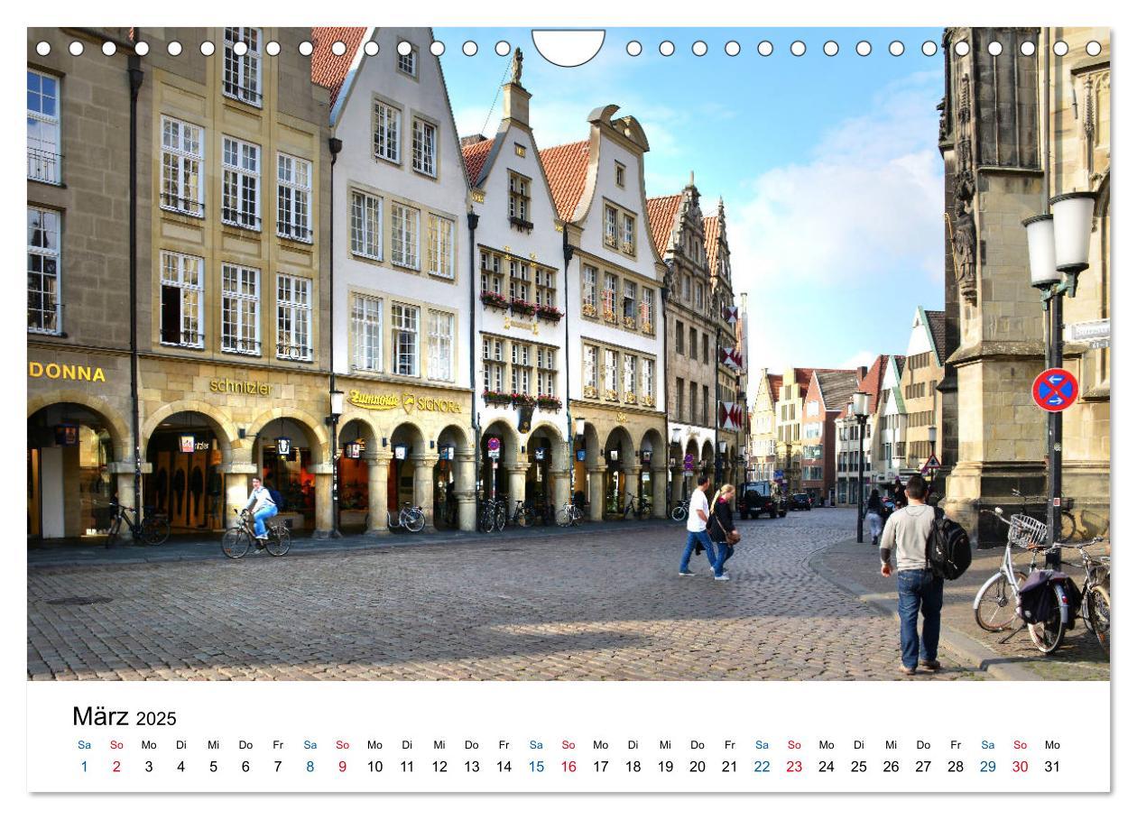 Bild: 9783435315758 | Münster - die liebenswerte Fahrradstadt (Wandkalender 2025 DIN A4...