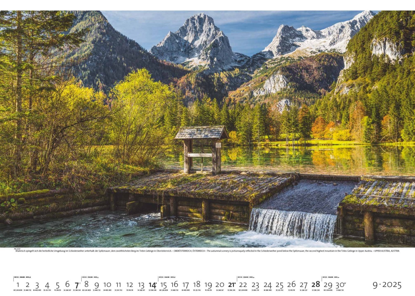 Bild: 4251734300775 | PALAZZI - Faszination Alpen 2025 Wandkalender, 70x50cm,...