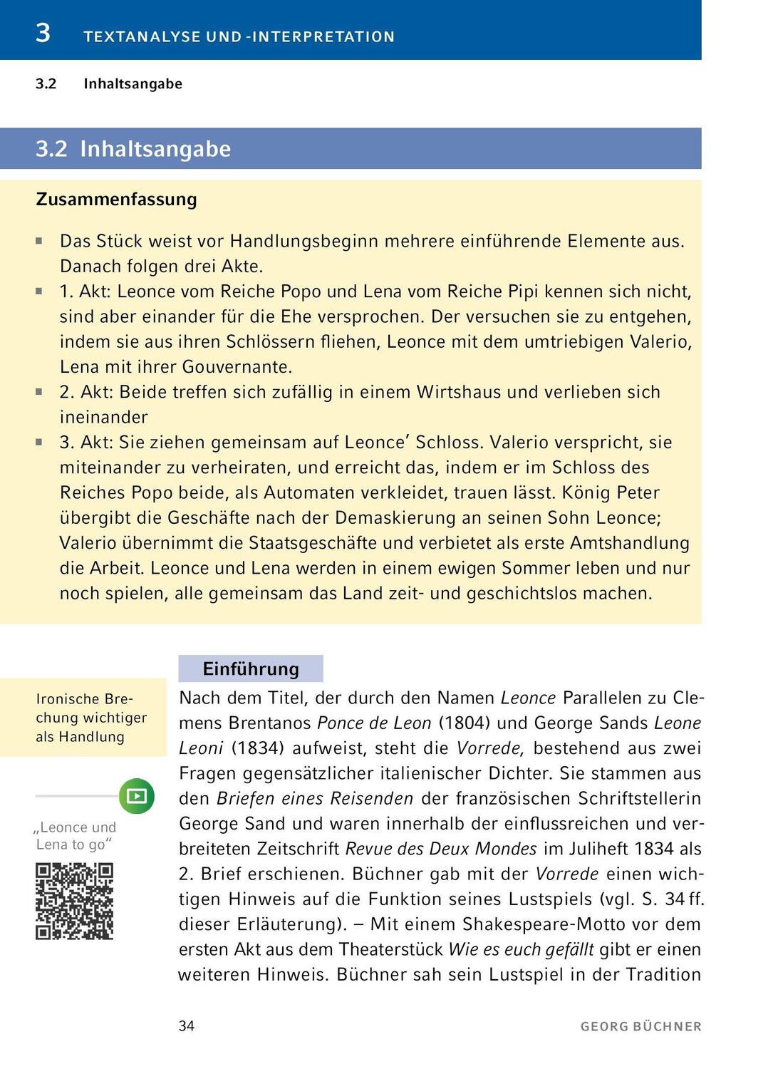 Bild: 9783804420670 | Leonce und Lena | Georg Büchner | Taschenbuch | Deutsch | 2022