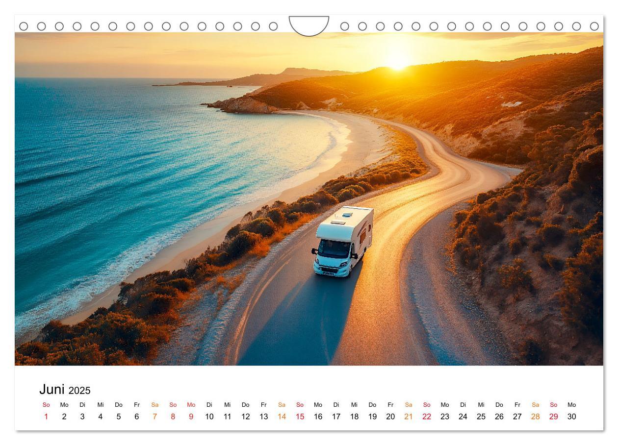 Bild: 9783457212158 | Wohnmobil grenzenlos (Wandkalender 2025 DIN A4 quer), CALVENDO...