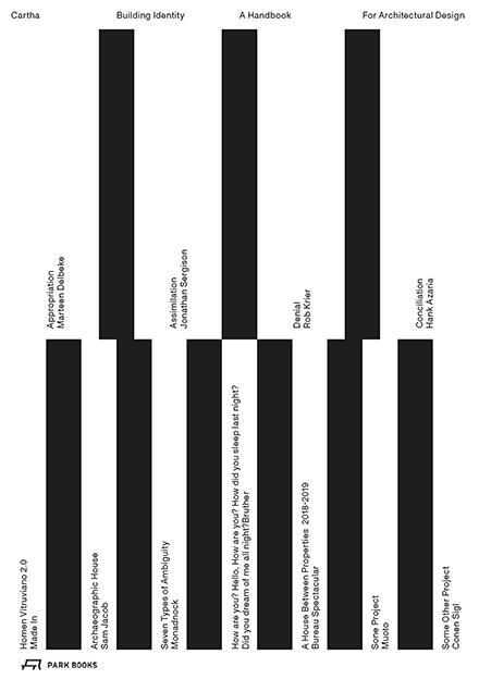 Cover: 9783038603146 | CARTHA - Building Identity | A Handbook for Architectural Design